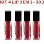 Imagem de Kit Com 4 Lip Volumoso 3 Em 1 Cor 303