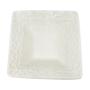 Imagem de Kit com 4 molheira porcelana louça branca c/ colher