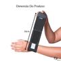 Imagem de Kit Com 4 Munhequeira Elástica Anatômica Tensor De Pulso Bilateral Ajustável Tendinite Artrite
