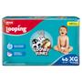 Imagem de Kit com 4 pacotes de fralda looping looney tunes hiper - tamanho xg