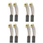 Imagem de Kit com 4 pares de Escova Carvão para Martelete Vonder MPV840 e DWT MPD840 9310840081