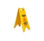 Imagem de Kit com 4 pçs (Cuidado Piso Molhado) - Cavalete Amarelo envio Imediato com NF.