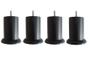 Imagem de Kit com 4 Pés de Sofas Poltronas Jasmin SB 8cm Altura Preto