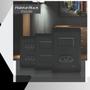 Imagem de KIT Com 4 Placas 4 X 2 Cega Preto Com Suporte Suporte - FAME