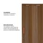 Imagem de Kit com 4 Portas Sanfonada de Pvc 210x84cm Bariri