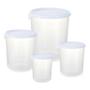 Imagem de Kit com 4 potes redondos -plasvale