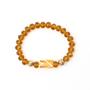 Imagem de Kit com 4 Pulseiras Oxum Amarela Cristal e Silicone