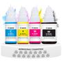 Kit Com 4 Refis de Tinta Canon Original Gi190 Gi-190 Compatíveis com G1100 G2100 G3100 G3110 G3111 G4100 G4110 Imagem de Kit Com 4 Refis de Tinta Canon Original Gi190 Gi-190 Compatíveis com G1100 G2100 G3100 G3110 G3111 G4100 G4110
