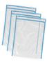Imagem de Kit com 4 saquinhos plásticos com zíper - roupas molhadas - roupas limpa e suja - creche - escola - piscina