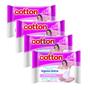 Imagem de Kit com 4 Toalha Lenço Umedecido Feminino Higiene Intima 96 un. Cotton Line