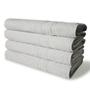 Imagem de Kit com 4 Toalhas de Banho 430g/m² Grande Grossa 80x150cm Itália Soft Branco