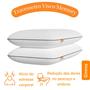 Imagem de Kit com 4 Travesseiros Memory Visco Emma Basics - Tecnologia NASA