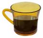 Imagem de Kit Com 4 Xícaras De Vidro Âmbar Para Café Chá 200ml