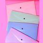 Imagem de Kit Com 4Und Envelope Com Botão A4 Pastel Sortido Dello