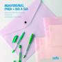 Imagem de Kit Com 4Und Envelope Com Botão A4 Pastel Sortido Dello