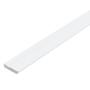 Imagem de Kit com 5 Barras Rodapé de Mdf 7cm X 15mm X 2.20m Revestido Frisado Casablanca 11m