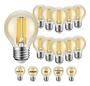 Imagem de Kit com 5 bolinhas filamentos de led 2,5w 2300k E27