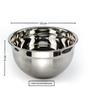 Imagem de Kit com 5 Bowl de Inox Profissional de 18cm Polido Tigela