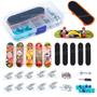 Imagem de Kit Com 5 Brinquedo Skate de Dedo com Acessórios Fingerboard