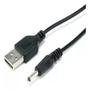 Imagem de Kit com 5 cabo usb p4 pino 5.5 força para fonte conector tablet