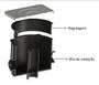 Imagem de kit com 5 Caixas de Passagem em Abs com Tampa Inox Marol