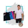 Imagem de kit com 5 camisas gola polo piquet robles masculina P M G GG