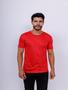 Imagem de Kit Com 5 Camisetas Básica 100% Poliéster - Vermelha