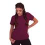 Imagem de Kit Com 5 Camisetas Básicas Femininas Baby Look 100% Algodão