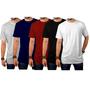 Imagem de Kit Com 5 Camisetas Cores Algodão Masculina Tamanhos
