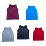 Imagem de Kit Com 5 Camisetas Regata Básica Plus Size Masculina