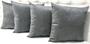 Imagem de Kit Com 5 Capas De Almofadas Suede 60x60 Extra Grande Com Zíper