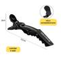 Imagem de Kit Com 5 Clips Para Cabelo Presilha Crocodilo Marco Boni
