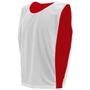 Imagem de Kit com 5 Coletes Dupla Face TRB Branco e Vermelho