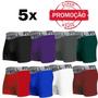 Imagem de Kit Com 5 Cuecas Boxer Box Masculina Adulto Pitbull Atacado