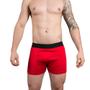 Imagem de Kit com 5 Cuecas Boxer Box Try Basics Algodão Cotton Lisa Básica Casual Moda Masculina
