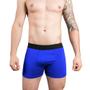 Imagem de Kit com 5 Cuecas Boxer Box Try Basics Algodão Cotton Lisa Básica Casual Moda Masculina
