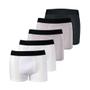 Imagem de Kit com 5 Cuecas Boxer Box Try Basics Microfibra Lisa Básica Casual Moda Masculina