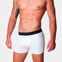 Imagem de Kit Com 5 Cuecas Boxer Cotton Confort Masculina Part.B Branca