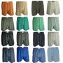 Imagem de Kit Com 5 Cuecas Samba Canção Algodão Short de Ficar em Casa Pijama Masculino Cores Solidas Calção
