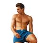 Imagem de Kit Com 5 Cuecas Samba Canção Algodão Short de Ficar em Casa Pijama Masculino Cores Solidas Calção