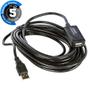 Imagem de Kit Com 5 Extensão Usb Ativa 2.0 Amplificado De 5 Metros