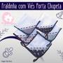 Imagem de Kit com 5 Fraldinhas de Boca Bebê com Porta Chupeta - Mãe e Filho Enxovais