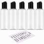 Imagem de Kit com 5 Garrafas de Viagem DNSEN (100ml) - À Prova de Vazamentos com Etiquetas