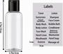 Imagem de Kit com 5 Garrafas de Viagem DNSEN (100ml) - À Prova de Vazamentos com Etiquetas