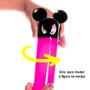 Imagem de Kit com 5 Lembrancinhas de Festa Box Multiuso Giratório Minnie Rosa com Orelhas