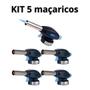 Imagem de Kit com 5 Maçaricos Culinário Portátil Com Regulagem Gourmet