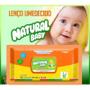 Imagem de Kit com 5 pacotes Lenço Umedecido Natural Bebê Pacote com 100 Un (total 500un)