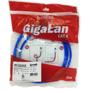 Imagem de Kit com 5 patch cord's gigalan cat6 - 1,5m azul furukawa