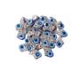 Imagem de Kit com 5 Pingentes Olho Grego Azul com Strass 23mm