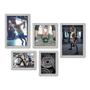 Imagem de Kit Com 5 Quadros Decorativos - Academia - Fitness - Ginástica - Musculação - 286kq01b